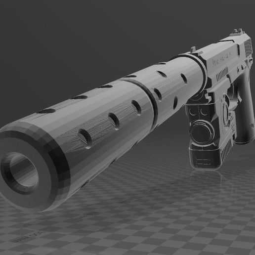 🔫 Heckler & Koch MK 23 SOCOM・ STL File for ・Cults